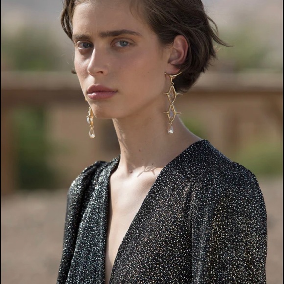 Sabina Musayev Jewel Dress Black OS - Picture 3 of 10